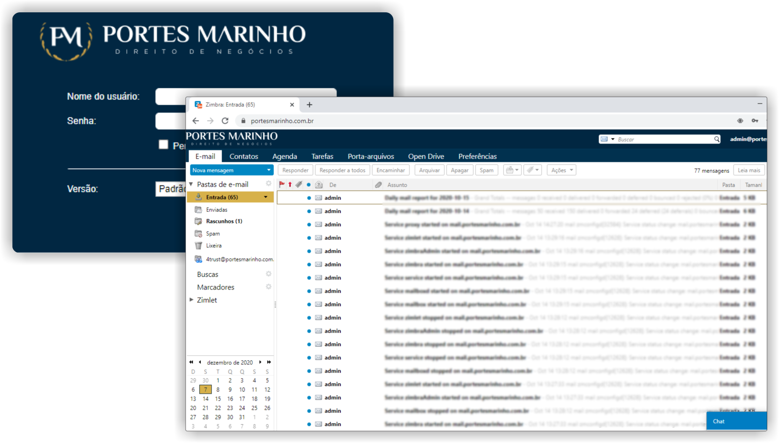 zimbra personalizado 1