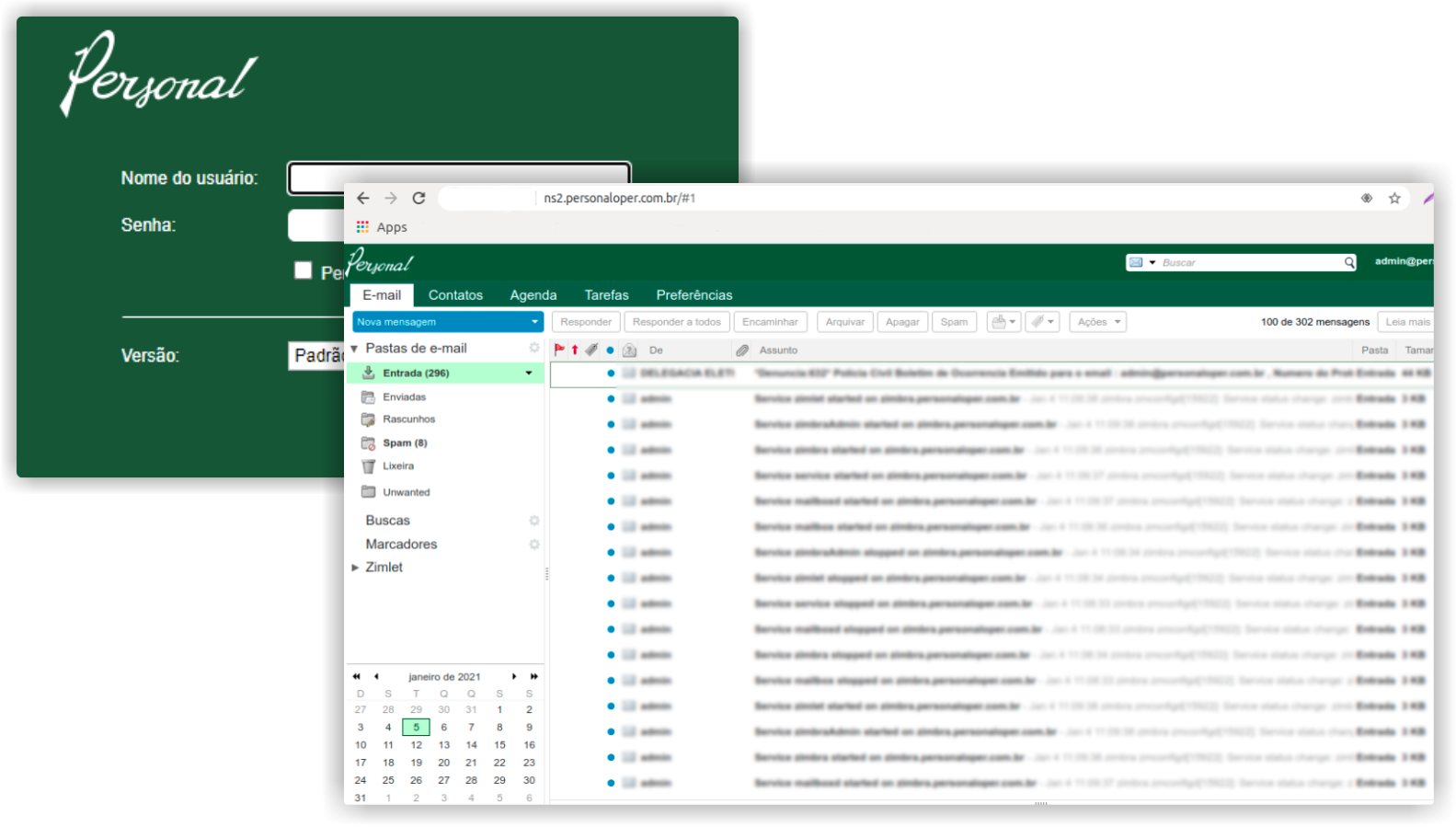 zimbra personalizado 2